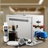 Close up of Cascada steam generator digital display and buttons