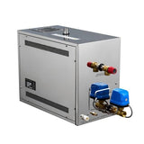 Wall mounted steam generator controller showing temperature setting