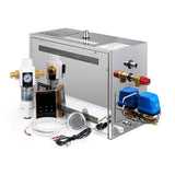 Cascada stainless steel bath steam generator unit front view