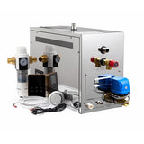 Cascada steam bath generator with auto drain connection visible