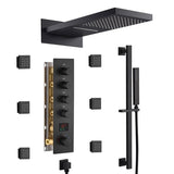 Naples 9"x26" LED Digital Music Shower System By Cascada Showers - Cascada Showers